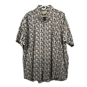 Natural Issue Shirt Mens 2X Used Button Down Camp Casual